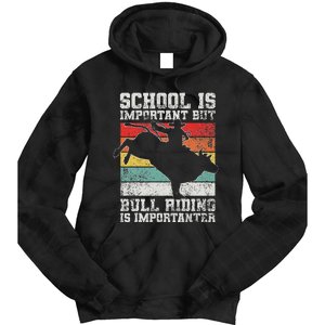 Bull Riding Cowboy Rodeo Tie Dye Hoodie