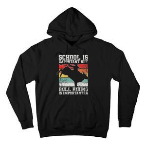 Bull Riding Cowboy Rodeo Tall Hoodie