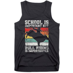 Bull Riding Cowboy Rodeo Tank Top