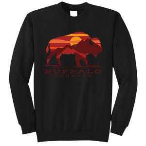 Buffalo Roundup Custer State Park South Dakota Sunset Tall Sweatshirt