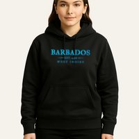 Barbados Retro Colorful Text Cruise Souvenir Hoodie