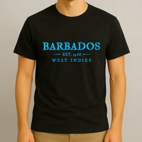 Barbados Retro Colorful Text Cruise Souvenir T-Shirt