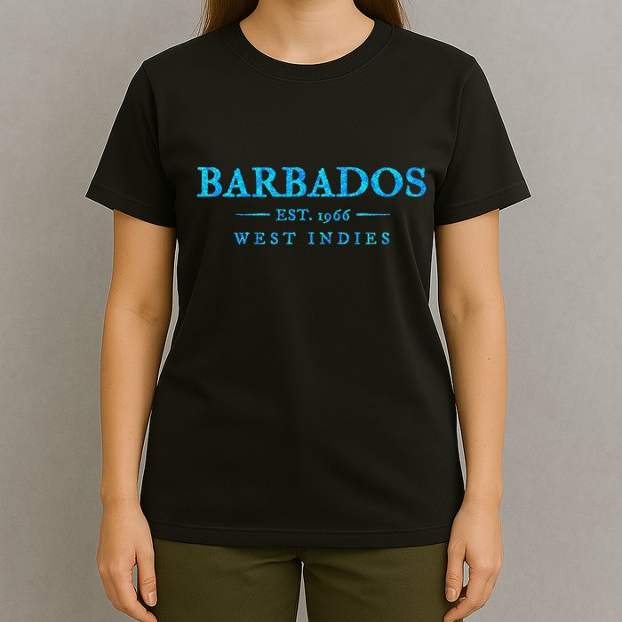 Barbados Retro Colorful Text Cruise Souvenir T-Shirt