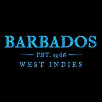 Barbados Retro Colorful Text Cruise Souvenir Button