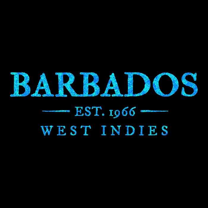 Barbados Retro Colorful Text Cruise Souvenir Button
