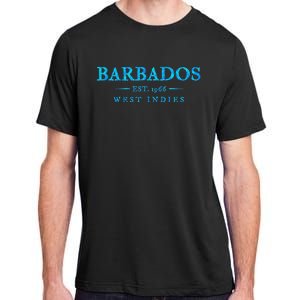 Barbados Retro Colorful Text Cruise Souvenir Adult ChromaSoft Performance T-Shirt