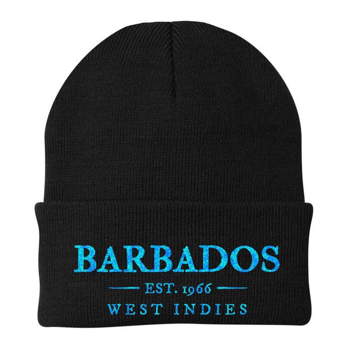 Barbados Retro Colorful Text Cruise Souvenir Beanie