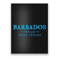 Barbados Retro Colorful Text Cruise Souvenir Poster