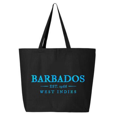 Barbados Retro Colorful Text Cruise Souvenir 25L Jumbo Tote