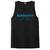 Barbados Retro Colorful Text Cruise Souvenir PosiCharge Competitor Tank