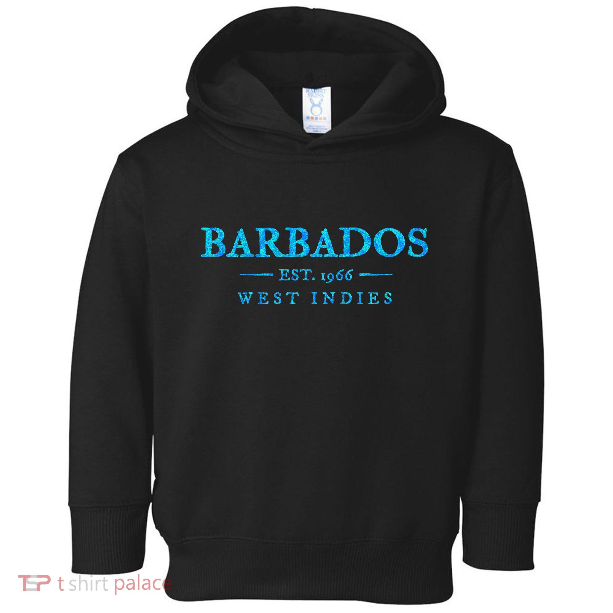 Barbados Retro Colorful Text Cruise Souvenir Toddler Hoodie
