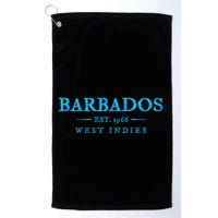Barbados Retro Colorful Text Cruise Souvenir Golf Towel