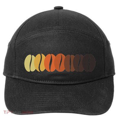 Barista Roasting Coffee Beans For Coffee Lovers 7-Panel Snapback Hat