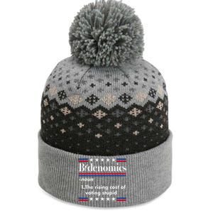 Bidenomics Rising Cost of Voting Joe Biden Funny Satire  The Baniff Cuffed Pom Beanie