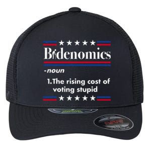 Bidenomics Rising Cost of Voting Joe Biden Funny Satire  Flexfit Unipanel Trucker Cap