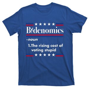 Bidenomics Rising Cost of Voting Joe Biden Funny Satire  T-Shirt