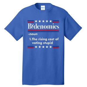 Bidenomics Rising Cost of Voting Joe Biden Funny Satire  Tall T-Shirt