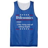 Bidenomics Rising Cost of Voting Joe Biden Funny Satire  Mesh Reversible Basketball Jersey Tank