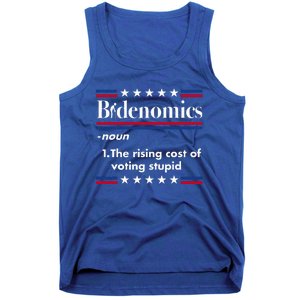 Bidenomics Rising Cost of Voting Joe Biden Funny Satire  Tank Top