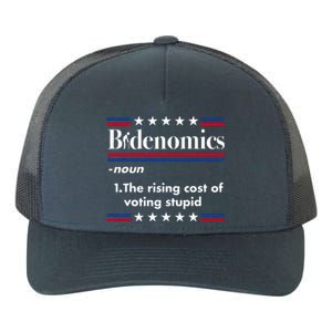 Bidenomics Rising Cost of Voting Joe Biden Funny Satire  Yupoong Adult 5-Panel Trucker Hat