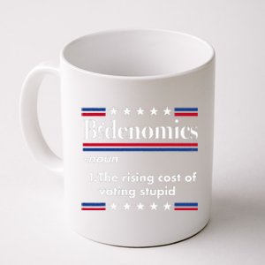 Bidenomics Rising Cost of Voting Joe Biden Funny Satire  Coffee Mug