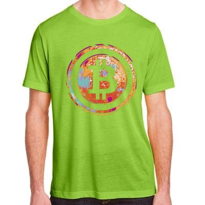 Bitcoin Retro Crypto Adult ChromaSoft Performance T-Shirt