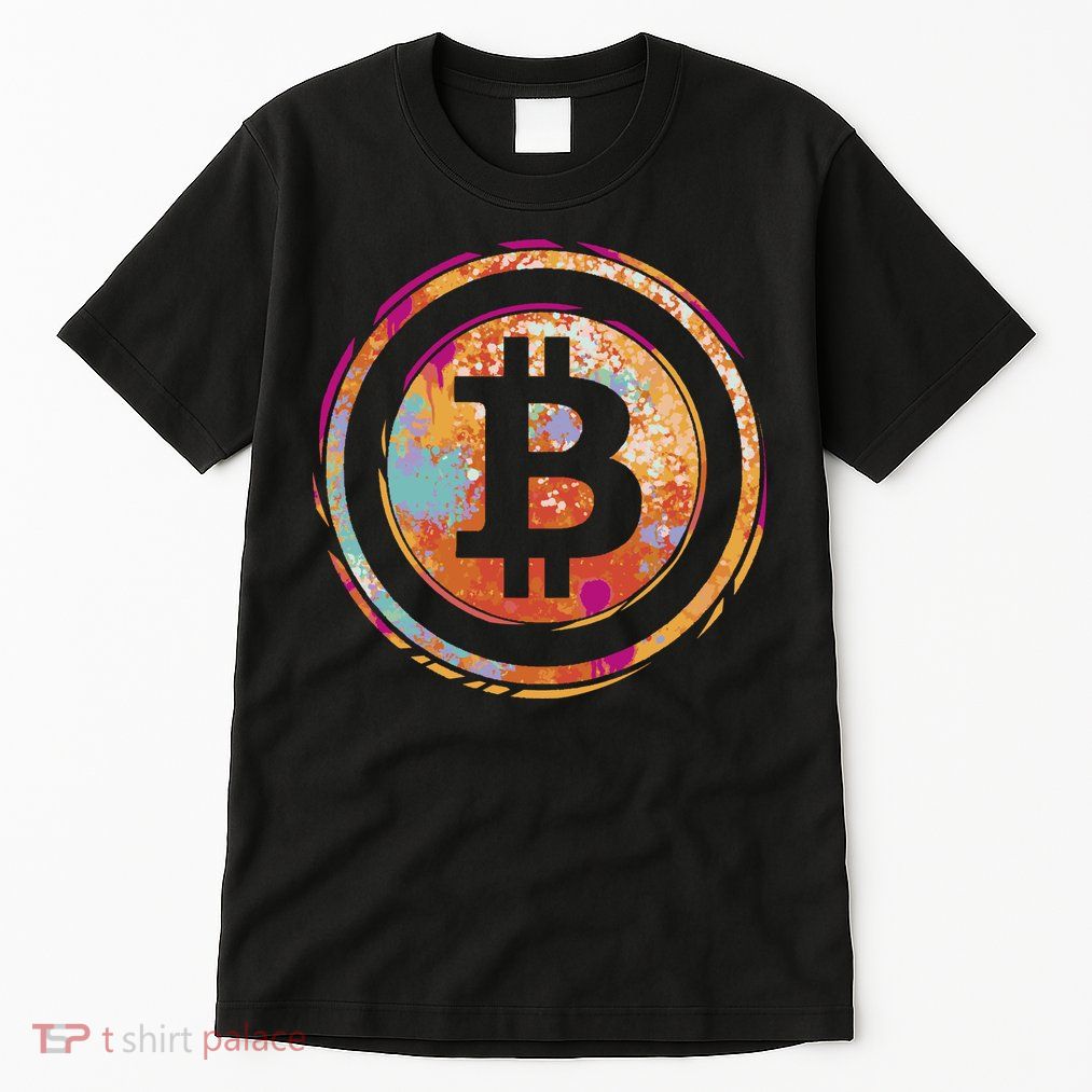 Bitcoin Retro Crypto Tall T-Shirt