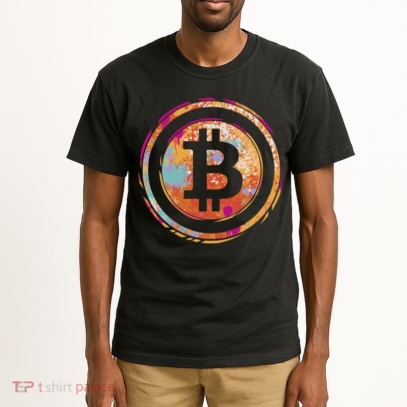 Bitcoin Retro Crypto Tall T-Shirt