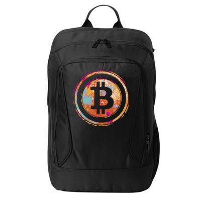 Bitcoin Retro Crypto City Backpack