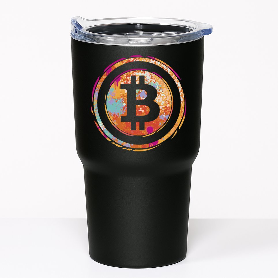 Bitcoin Retro Crypto Tumbler