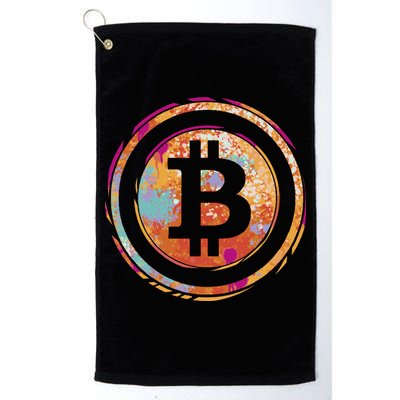 Bitcoin Retro Crypto Golf Towel