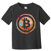 Bitcoin Retro Crypto Toddler T-Shirt