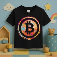 Bitcoin Retro Crypto Toddler T-Shirt