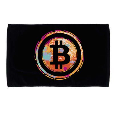 Bitcoin Retro Crypto Microfiber Hand Towel