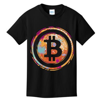 Bitcoin Retro Crypto Kids T-Shirt
