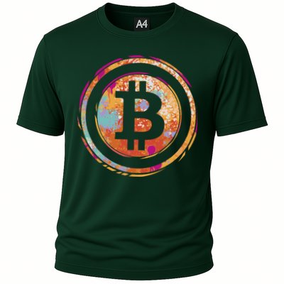 Bitcoin Retro Crypto Performance Shirt