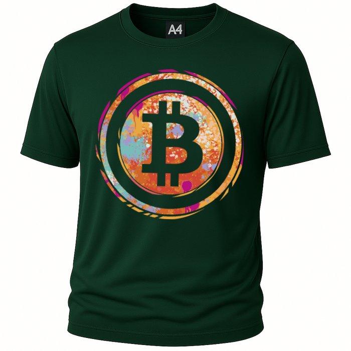 Bitcoin Retro Crypto Performance Shirt