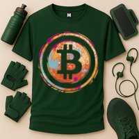 Bitcoin Retro Crypto Performance Shirt