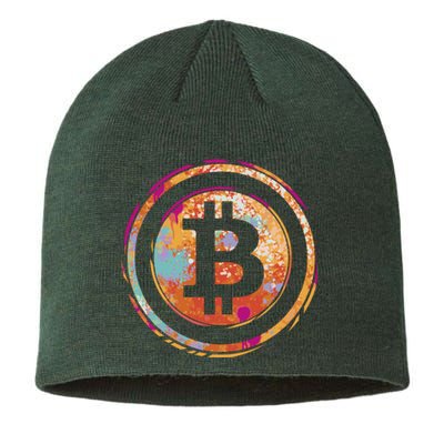 Bitcoin Retro Crypto Sustainable Beanie