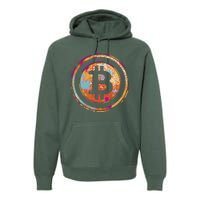 Bitcoin Retro Crypto Premium Hoodie