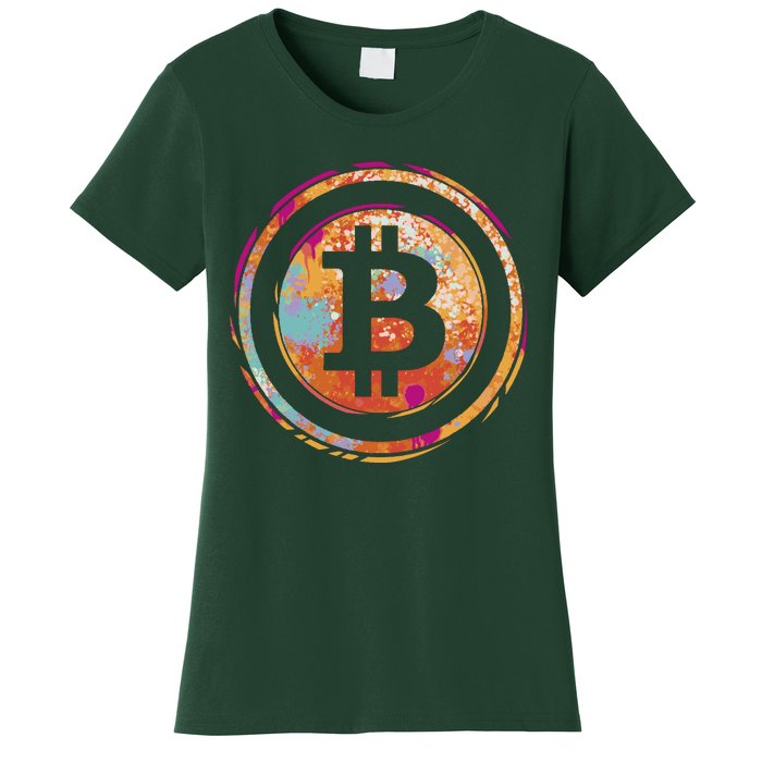 Bitcoin Retro Crypto Women's T-Shirt