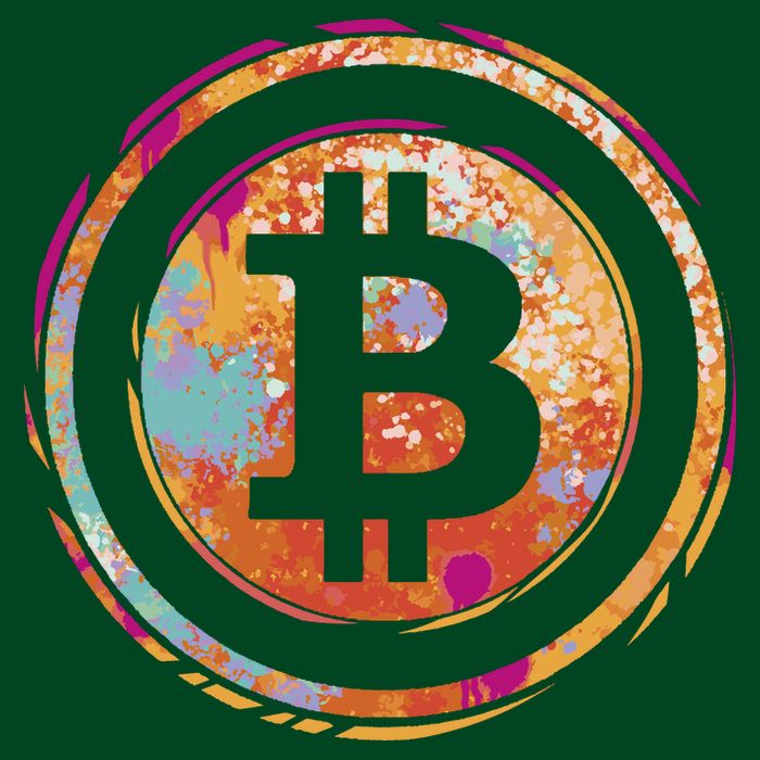 Bitcoin Retro Crypto Womens T-Shirt