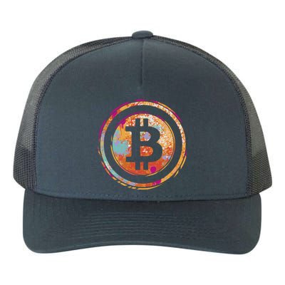 Bitcoin Retro Crypto Yupoong Adult 5-Panel Trucker Hat