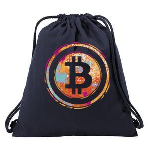 Bitcoin Retro Crypto Drawstring Bag