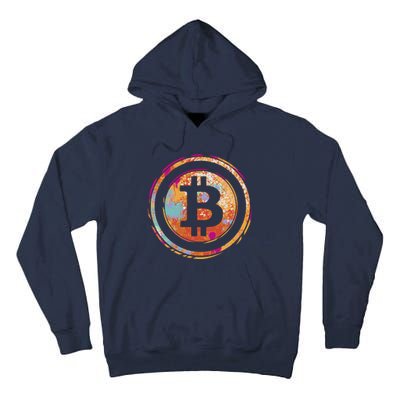 Bitcoin Retro Crypto Tall Hoodie