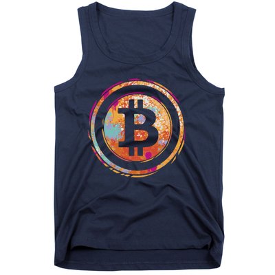 Bitcoin Retro Crypto Tank Top