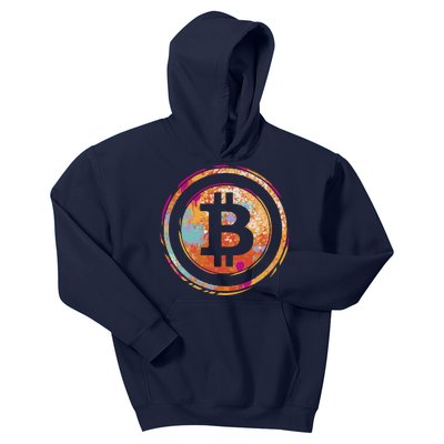 Bitcoin Retro Crypto Kids Hoodie