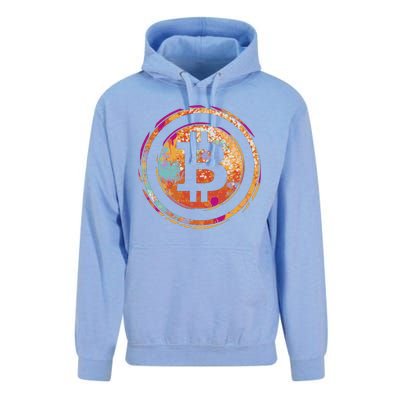 Bitcoin Retro Crypto Unisex Surf Hoodie