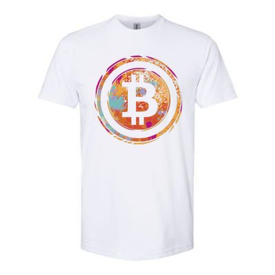 Bitcoin Retro Crypto Softstyle CVC T-Shirt