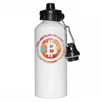 Bitcoin Retro Crypto Aluminum Water Bottle